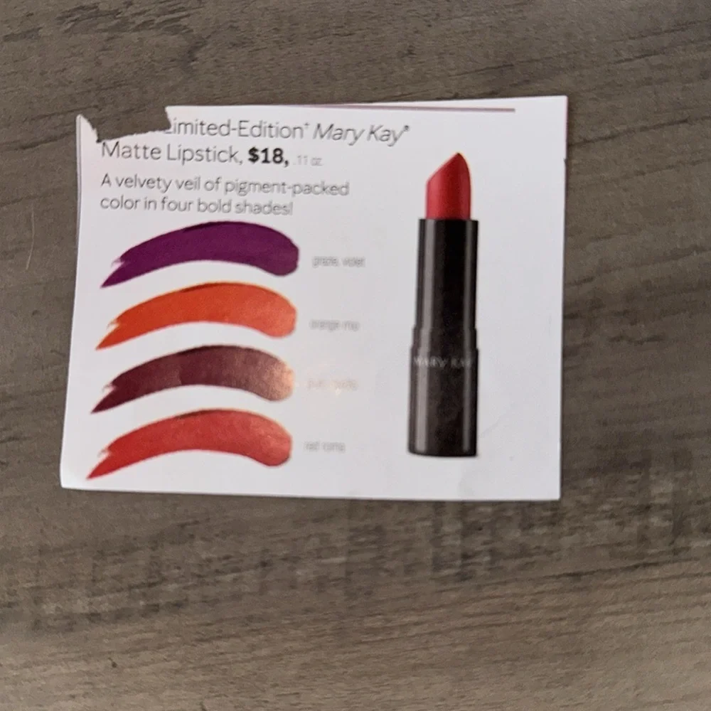 Red Roma Matte lipstick limited edition, Mary Kay